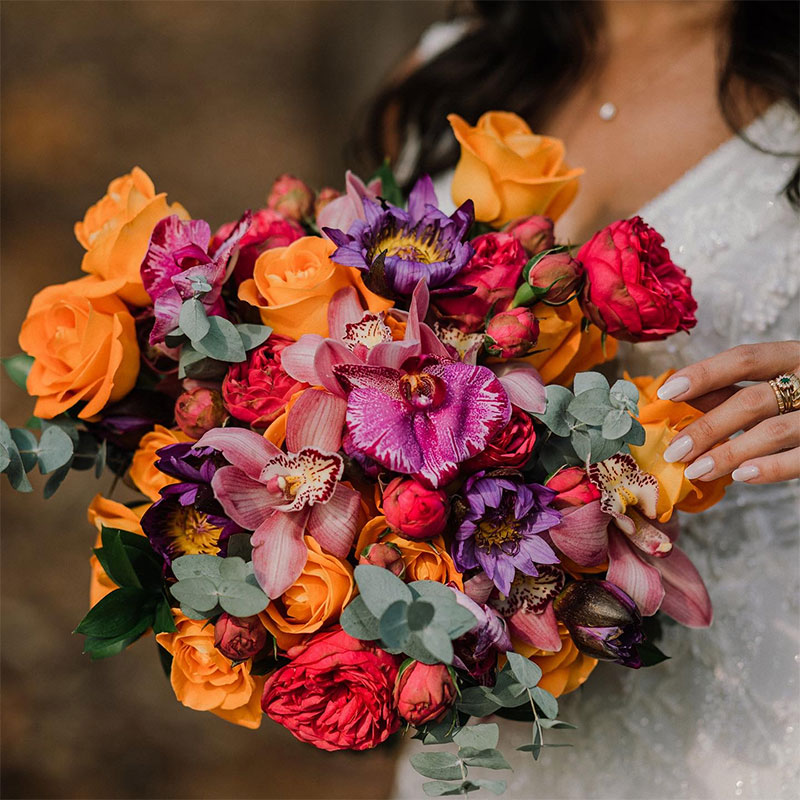 Detalhe elegante de um casamento